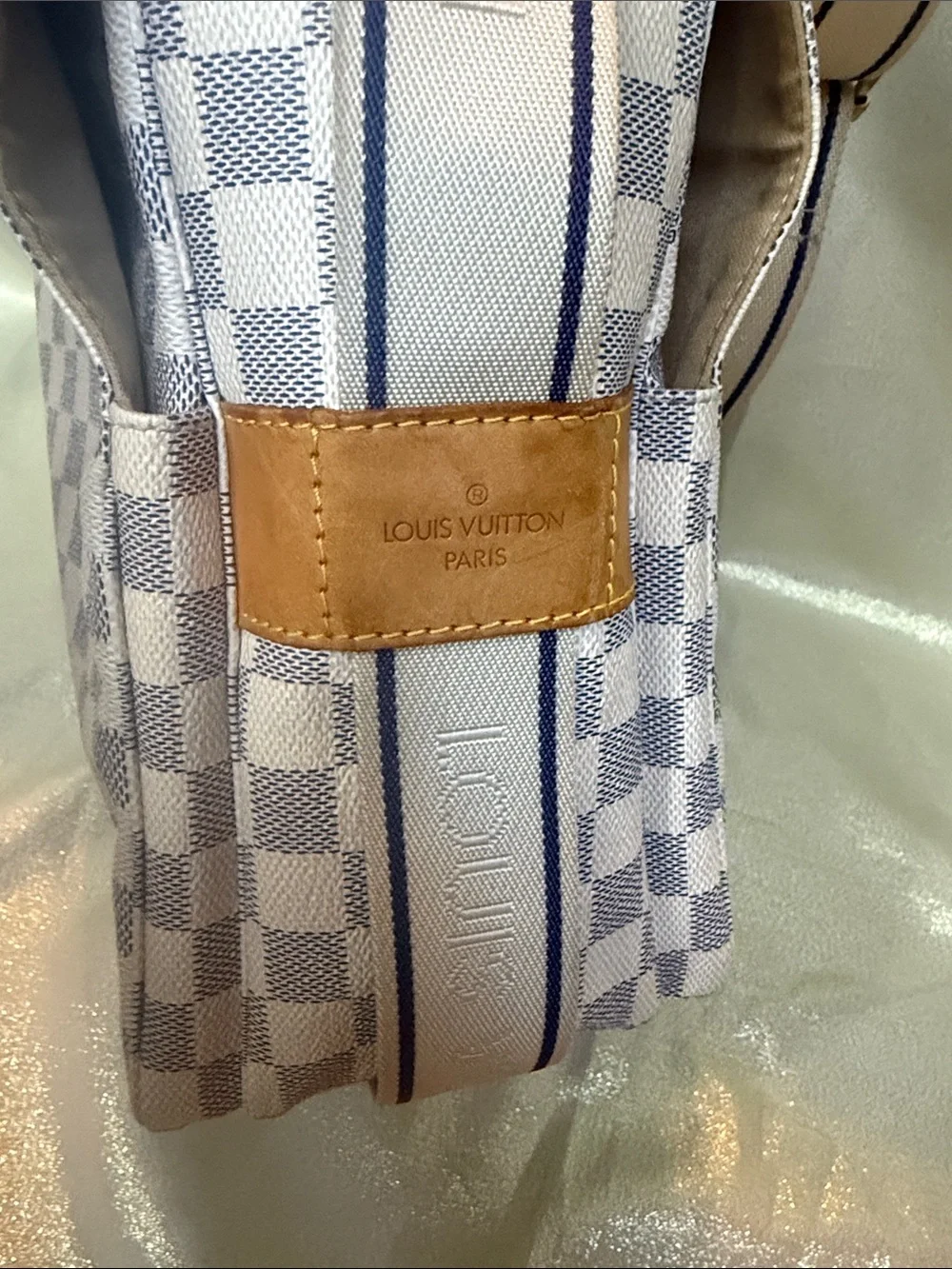 Louis Vuitton Damier Azur Naviglio Messenger Bag